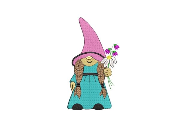 Gnome Girl with Flower – A Seasonal Review