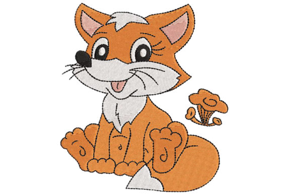 Smiling Fox: A Woodland Embroidery Design for Craft Fair Success