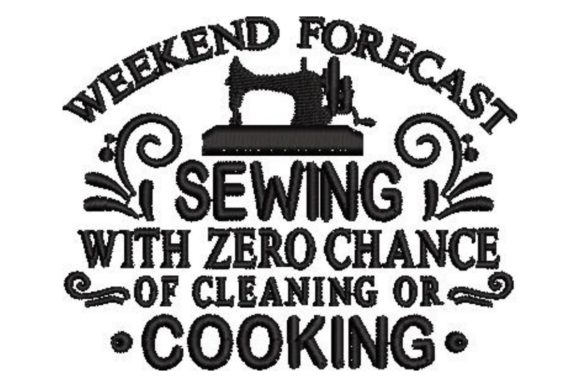 Weekend Forecast Sewing with Zero: A Seasonal Embroidery Review